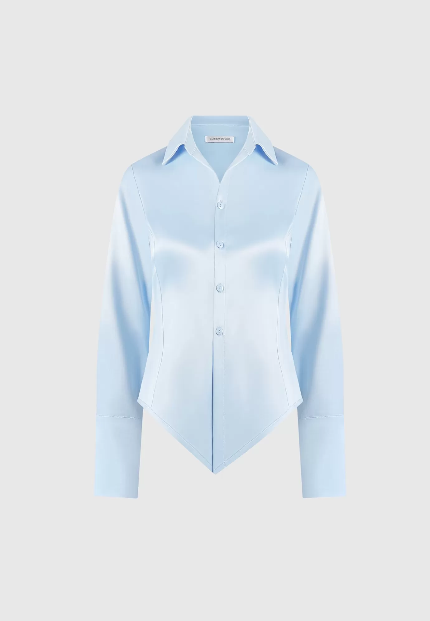 Cheap Angled Satin Shirt - Shirts