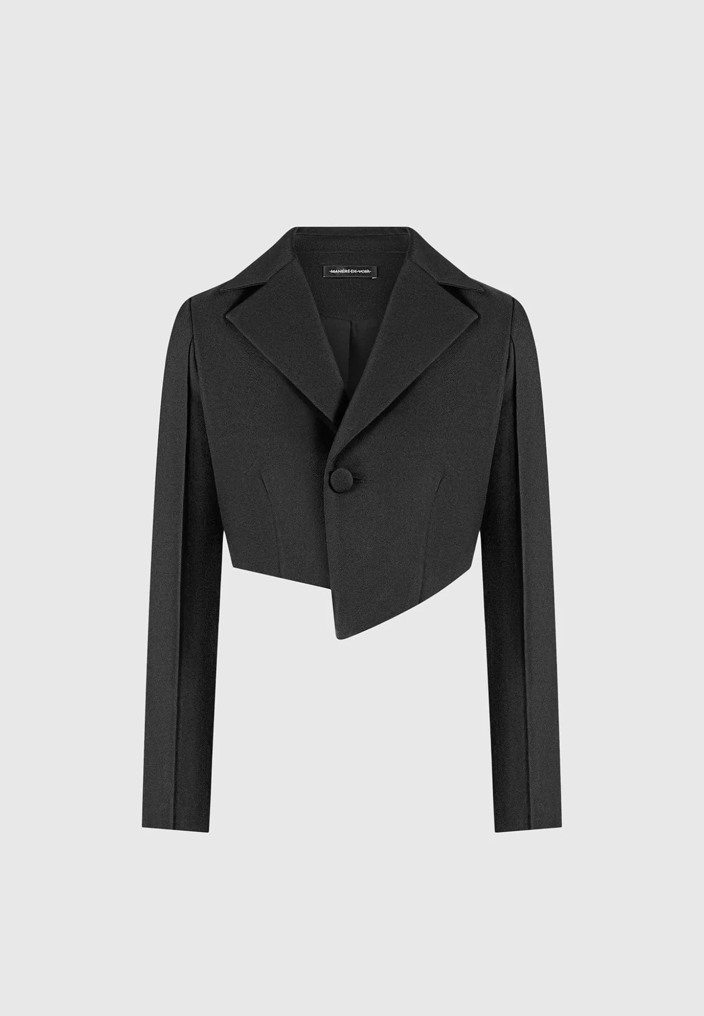 Outlet Asymmetric Tailored Cropped Blazer - Blazers & Waistcoats