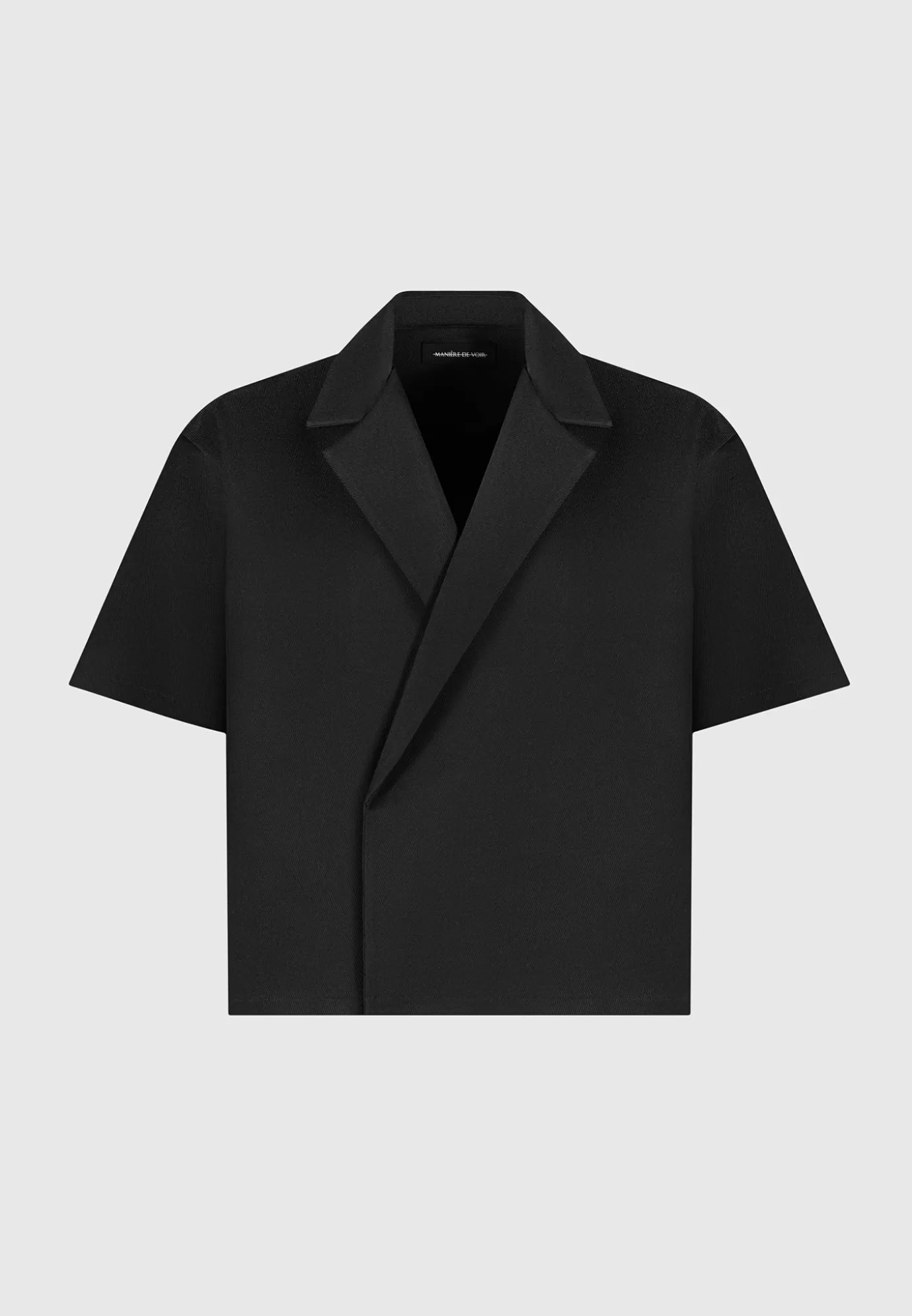 Clearance Boxy Twill Double Breasted Shirt - Formal Co-ords