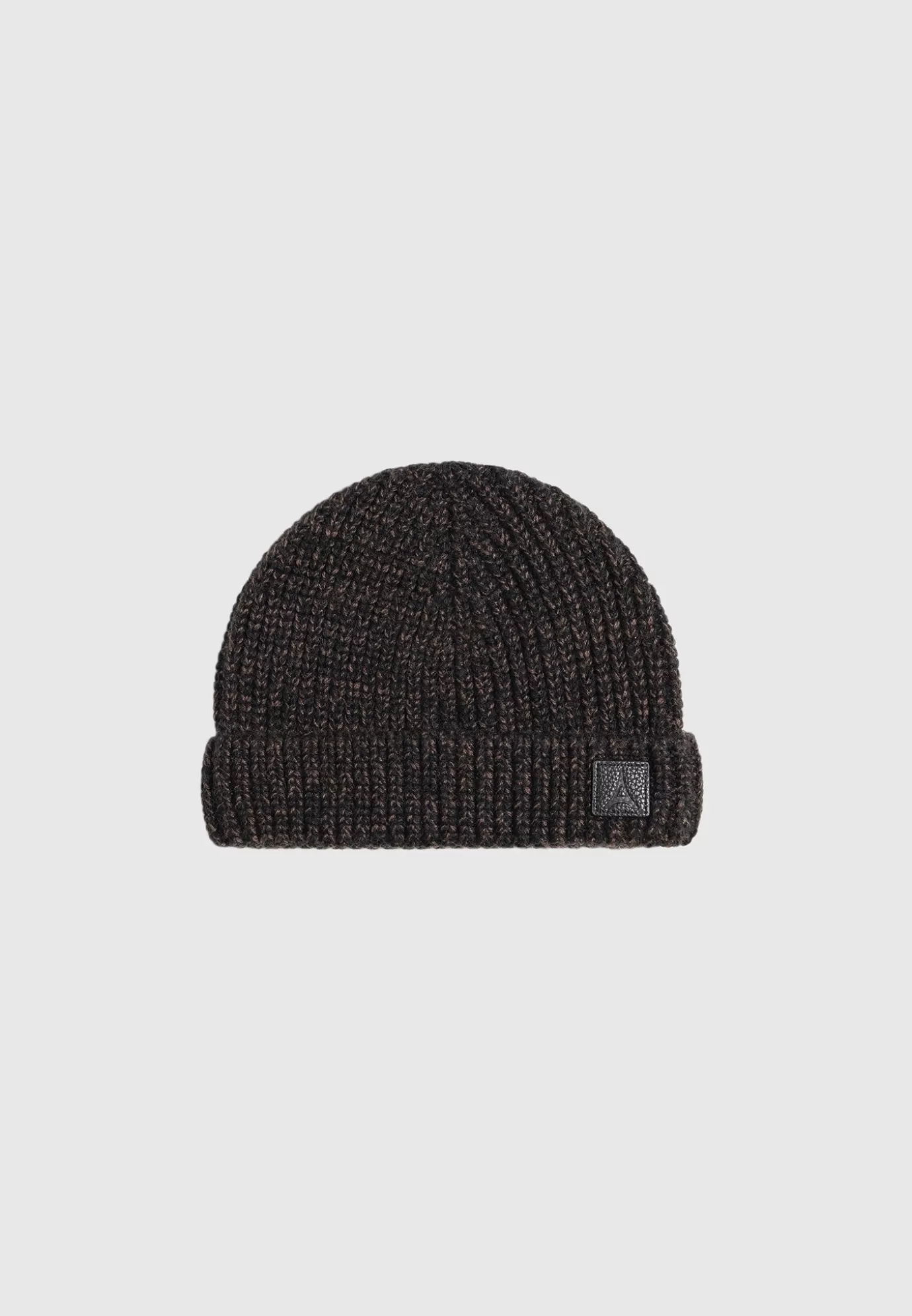 Outlet Brushed Wool Beanie Hat - Knitwear