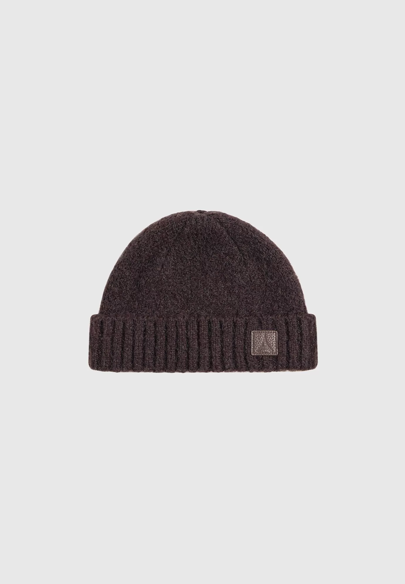 Outlet Brushed Wool Knit Beanie - Hats