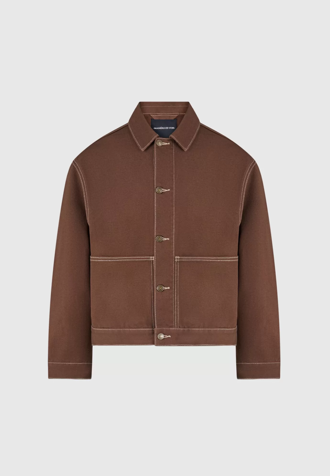 Flash Sale Contrast Stitch Carpenter Jacket - Casual Jackets