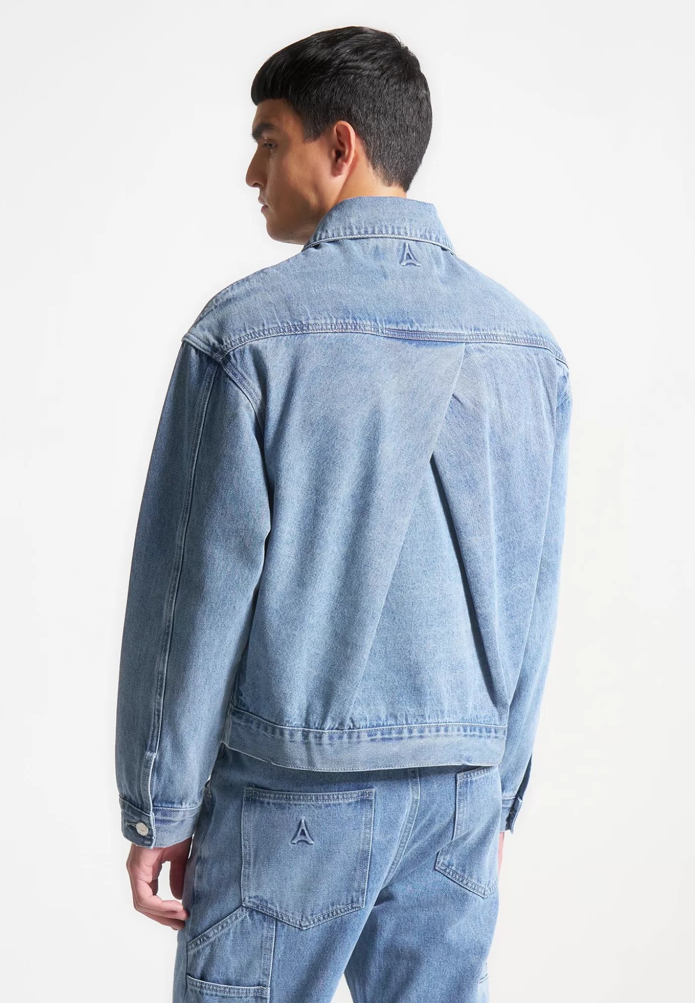 Store Contrast Stitch Carpenter Jacket - Mid Casual Jackets