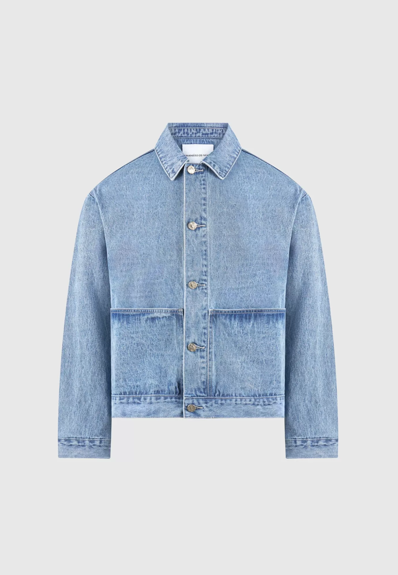 Store Contrast Stitch Carpenter Jacket - Mid Casual Jackets