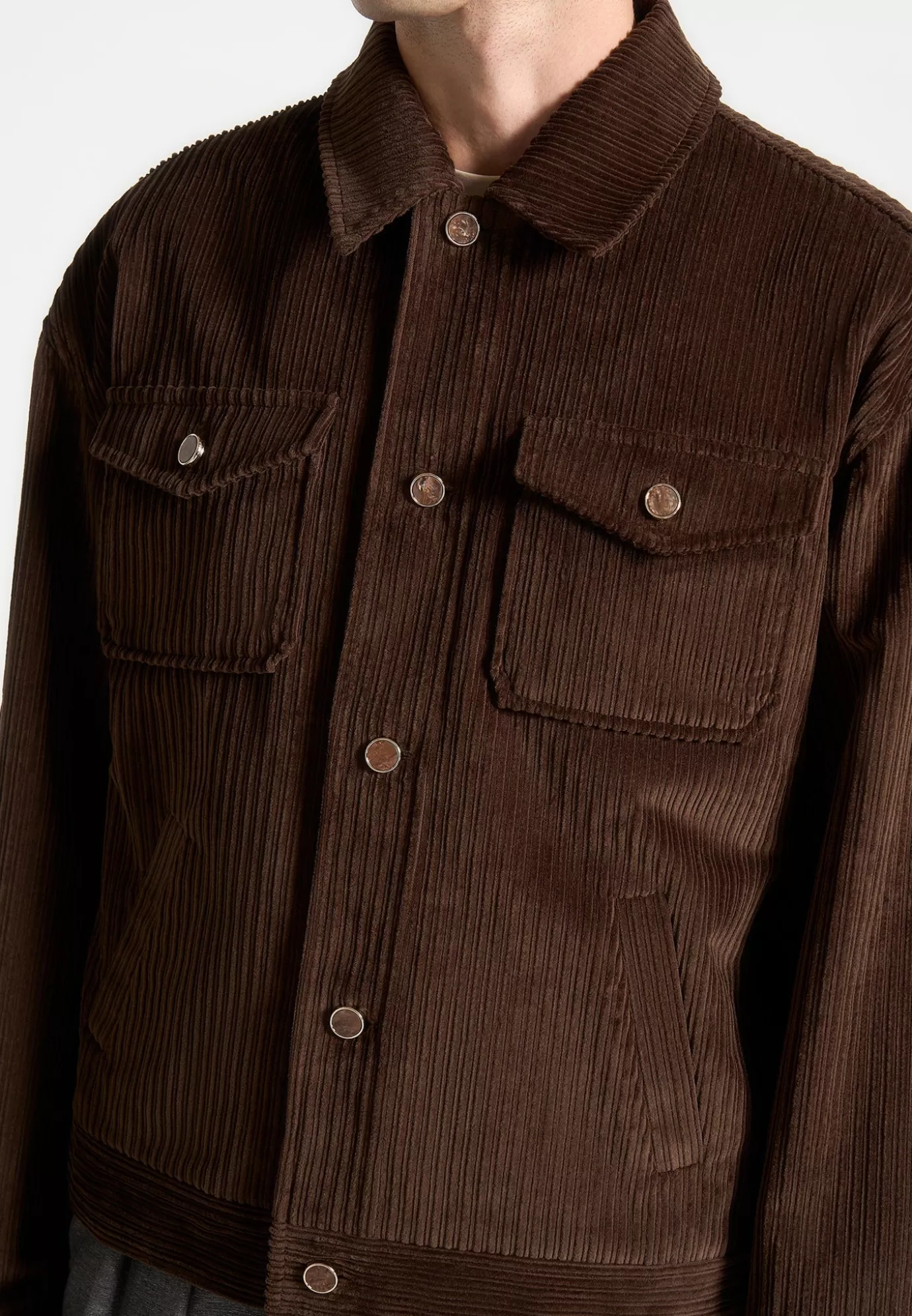 Discount Corduroy Trucker Jacket - Jackets