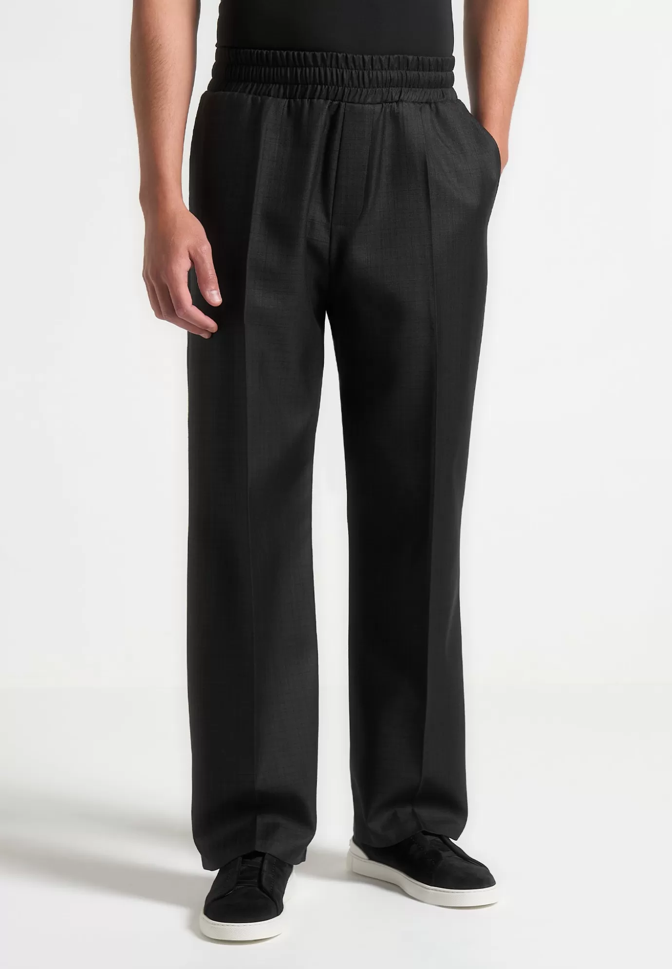 Discount Elasticated Tailored Crease Trousers - Formal Co-ords