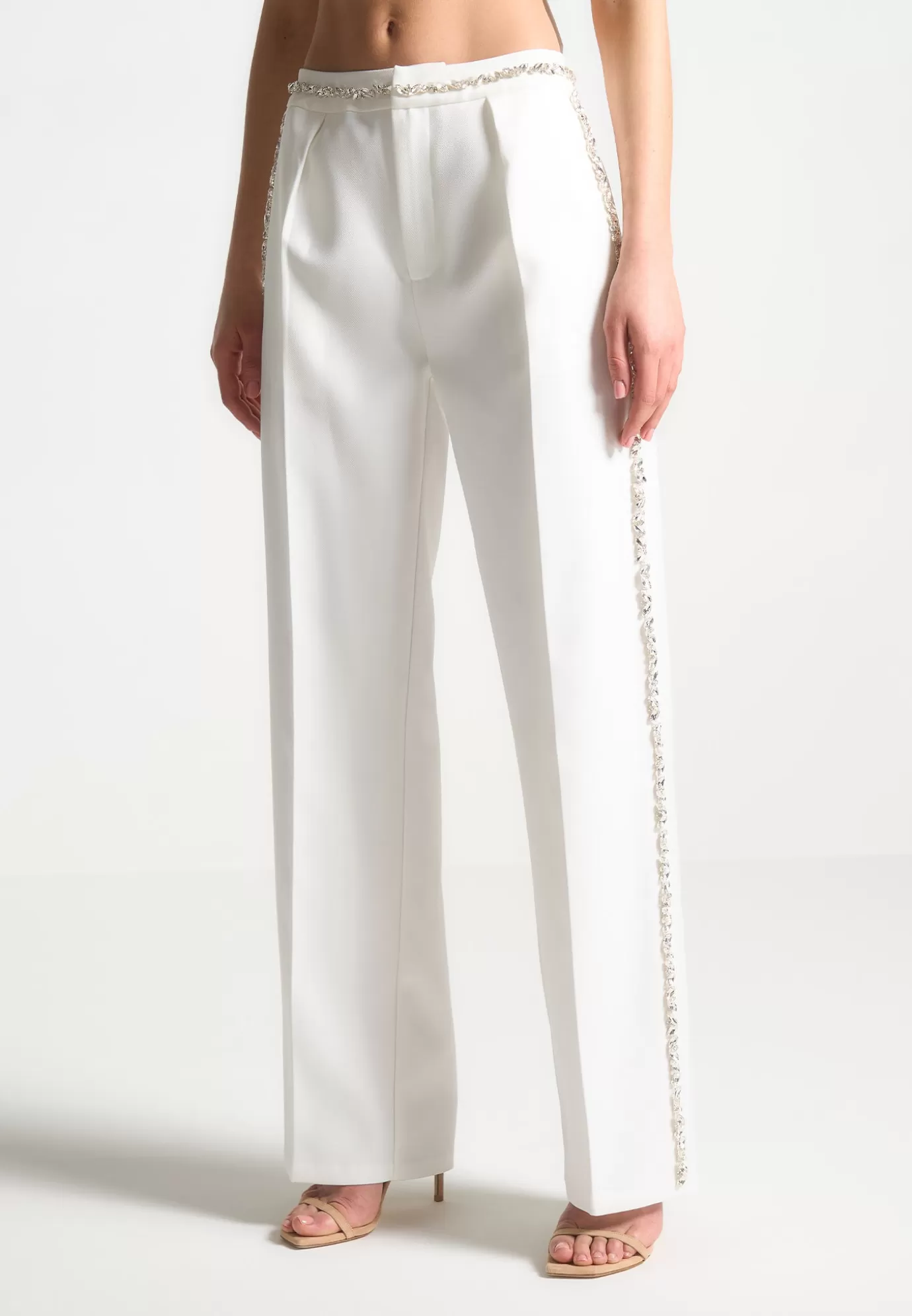 Outlet Embellished Tailored Trousers - Matching Sets