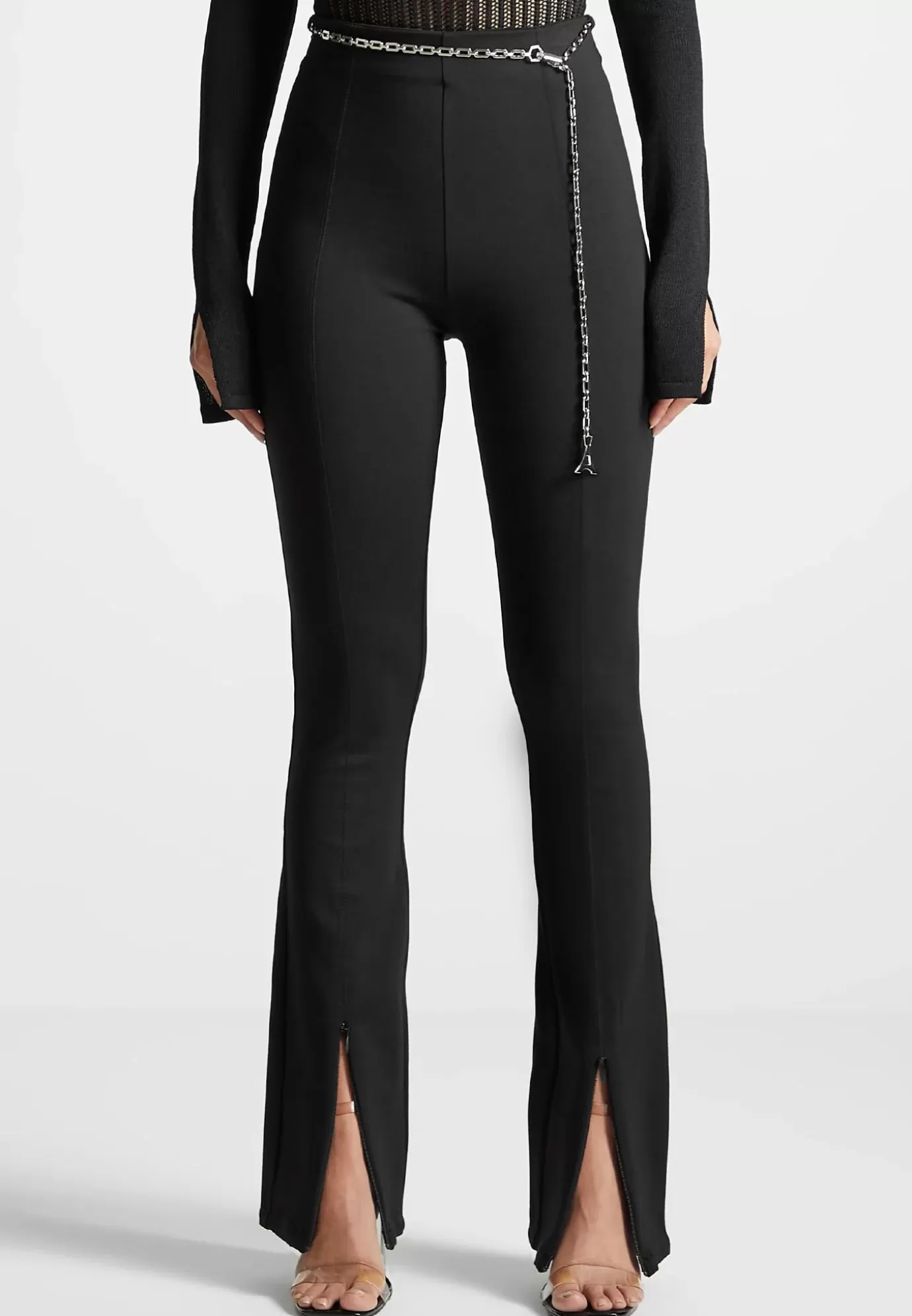 Discount Fit and Flare Leggings with Chain - Matching Sets