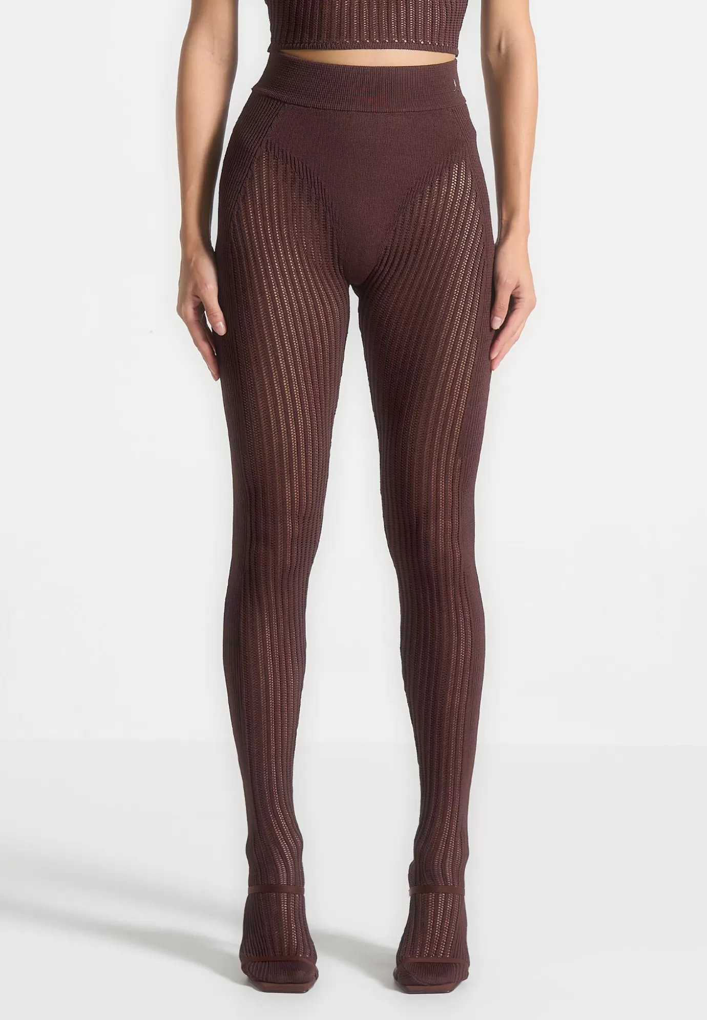 Cheap Knitted Contour Footsie Leggings - Matching Sets