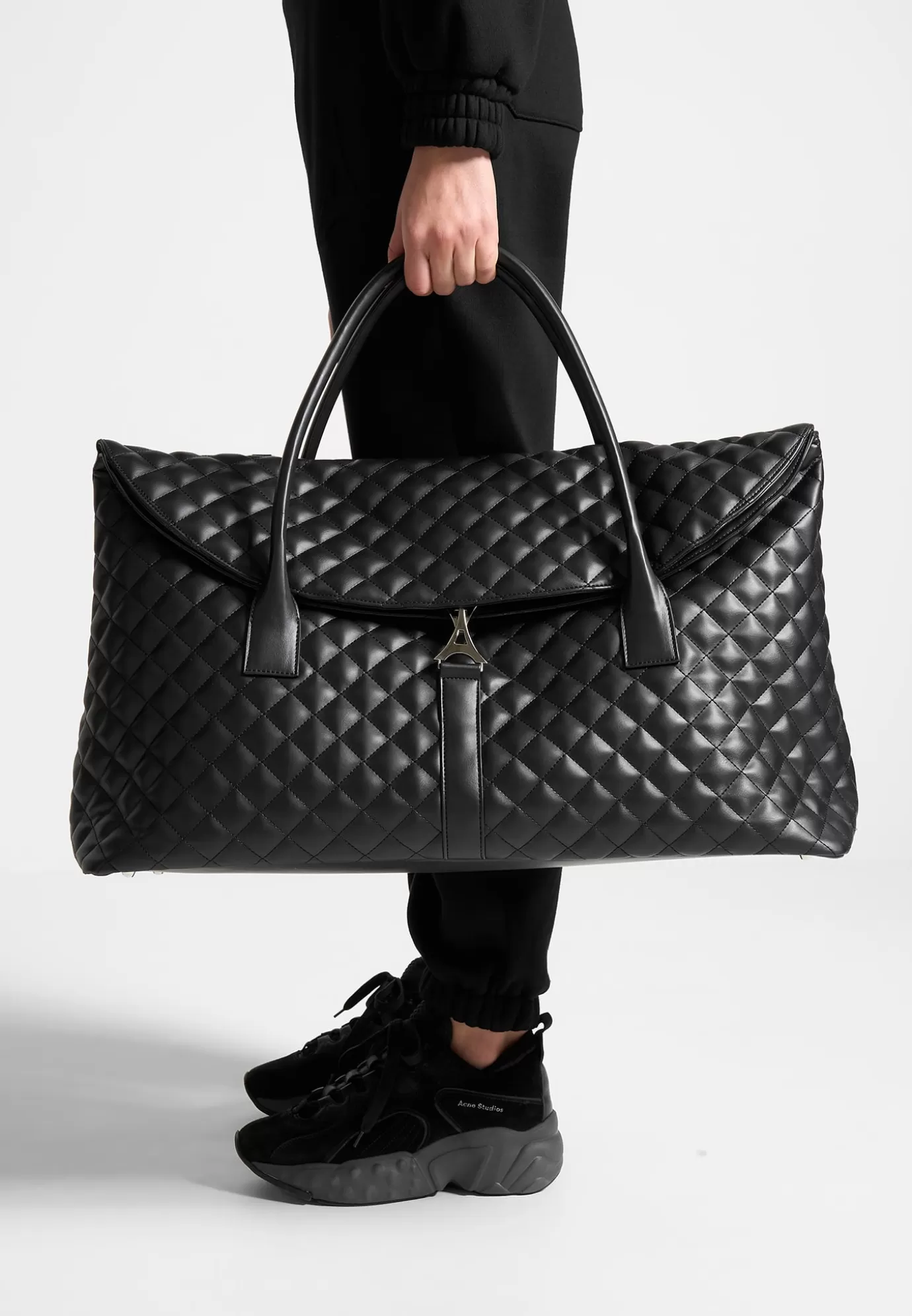 Flash Sale Leather Diamond Quilted Travel Bag - Bags