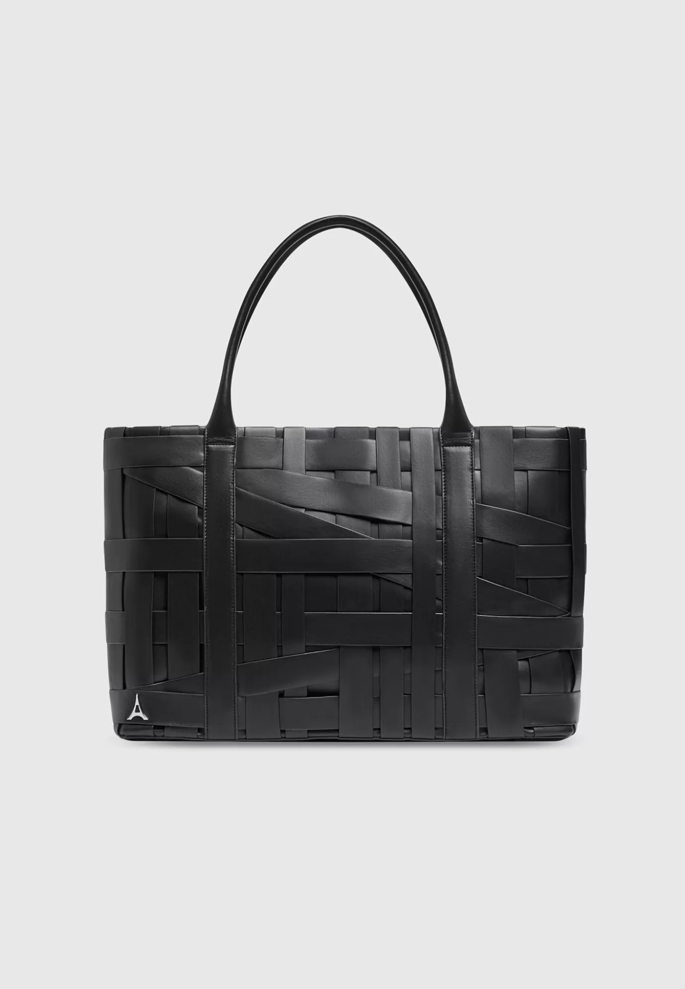 Clearance Leather Woven Tote Bag - Suits