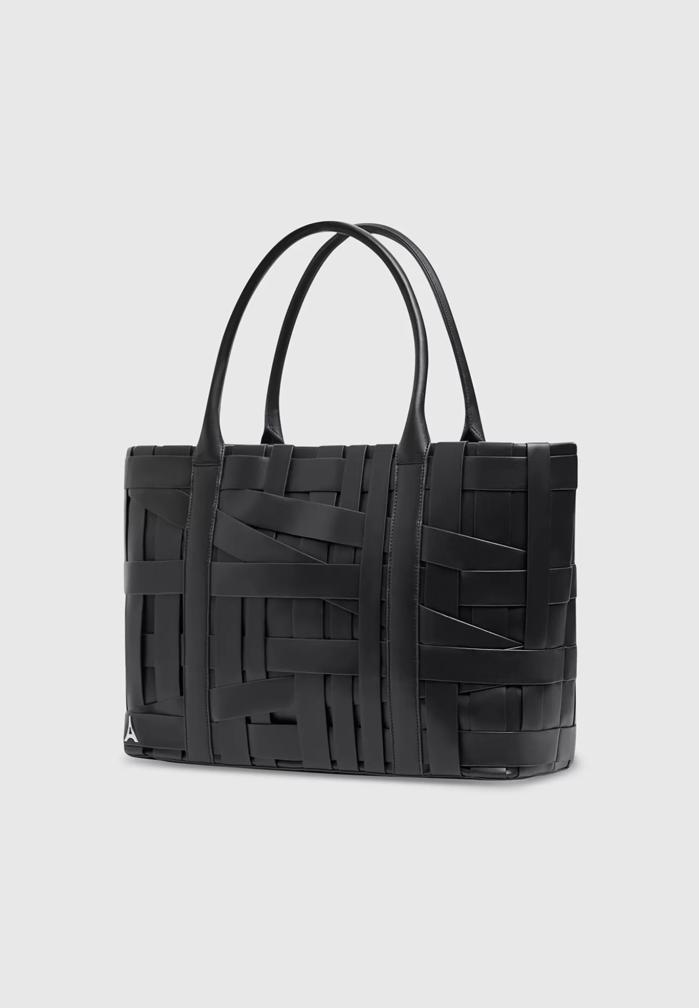 Clearance Leather Woven Tote Bag - Suits