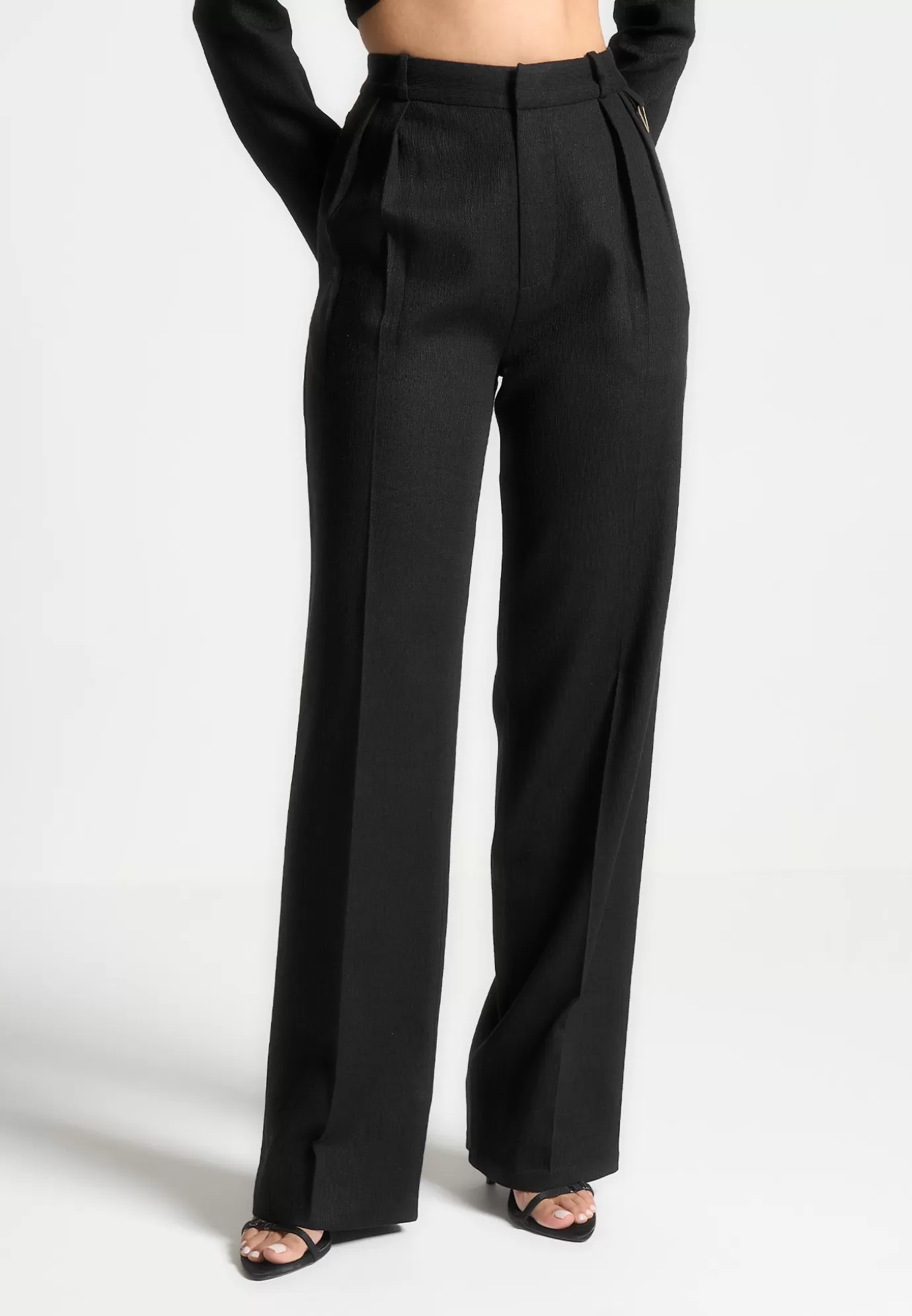 Online Linen Twin Pleat Trousers - Matching Sets