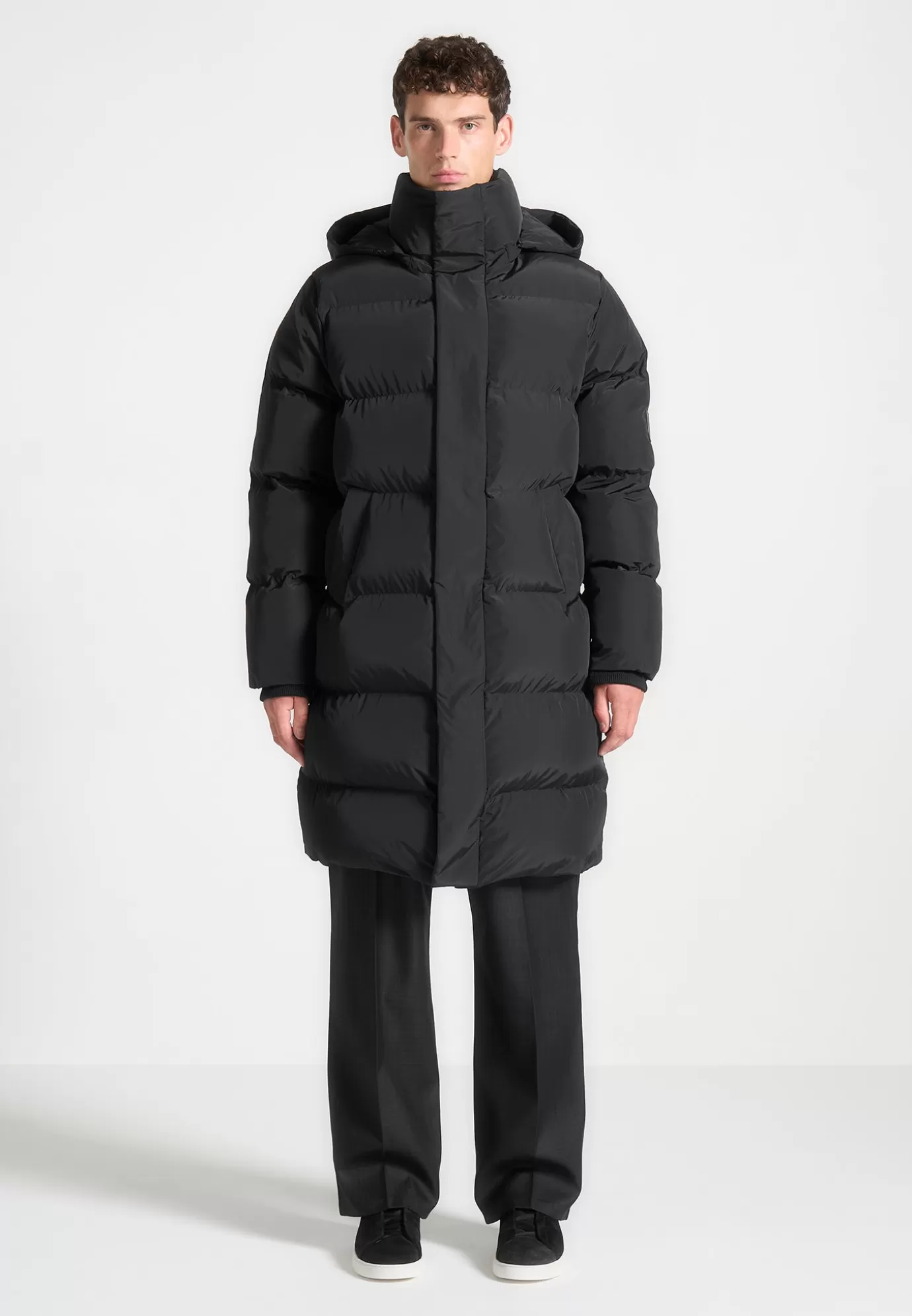 Flash Sale Longline Quilted Puffer Jacket - Outerwear