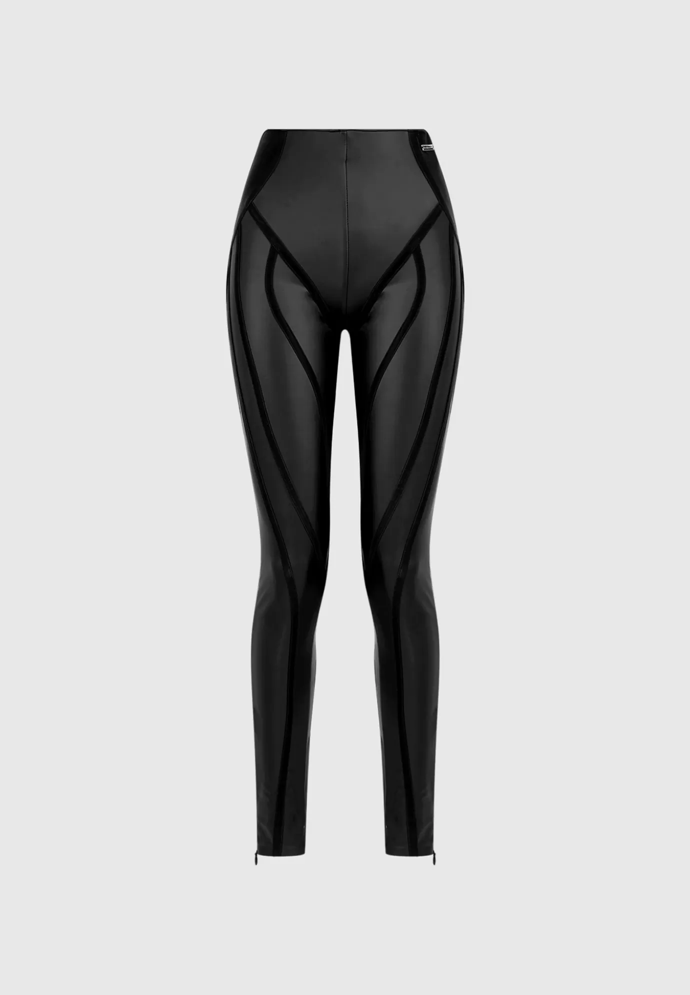 Discount Matte Leather Contour Leggings - Leggings