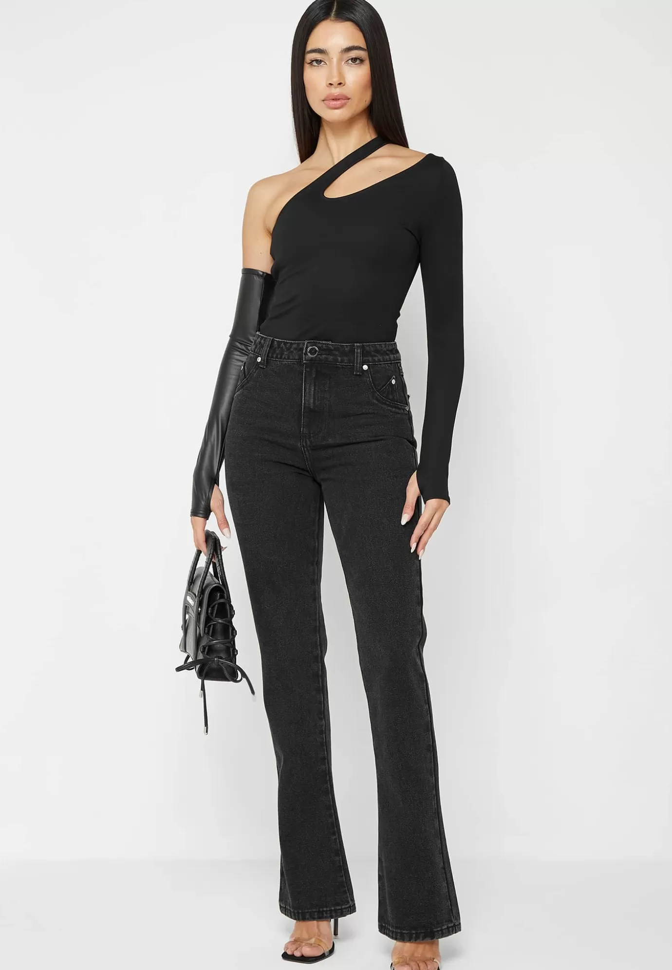 Flash Sale Mid Rise Flared Jeans - Jeans