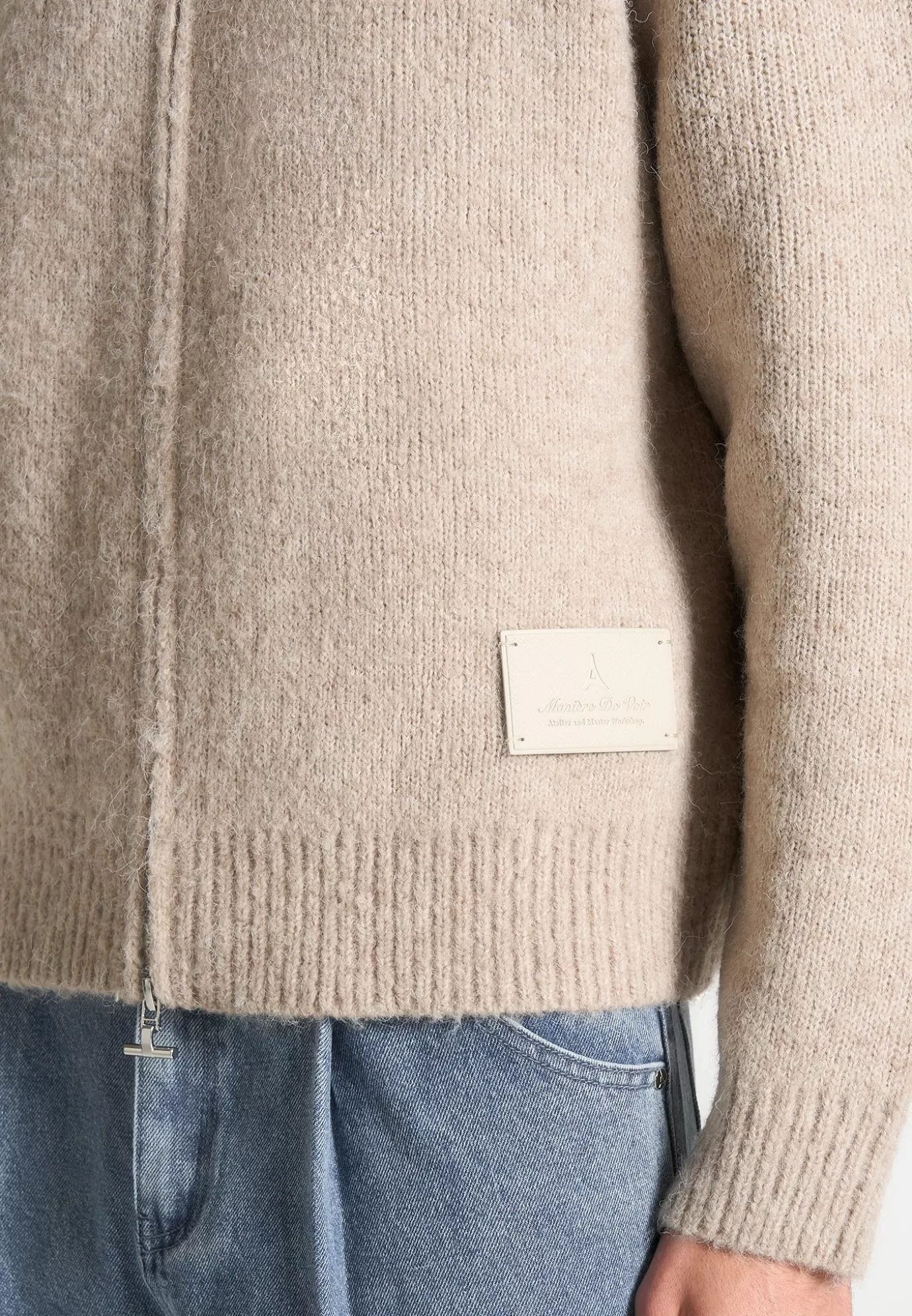 Best Mohair-Blend Zip Through Hoodie - Knitwear