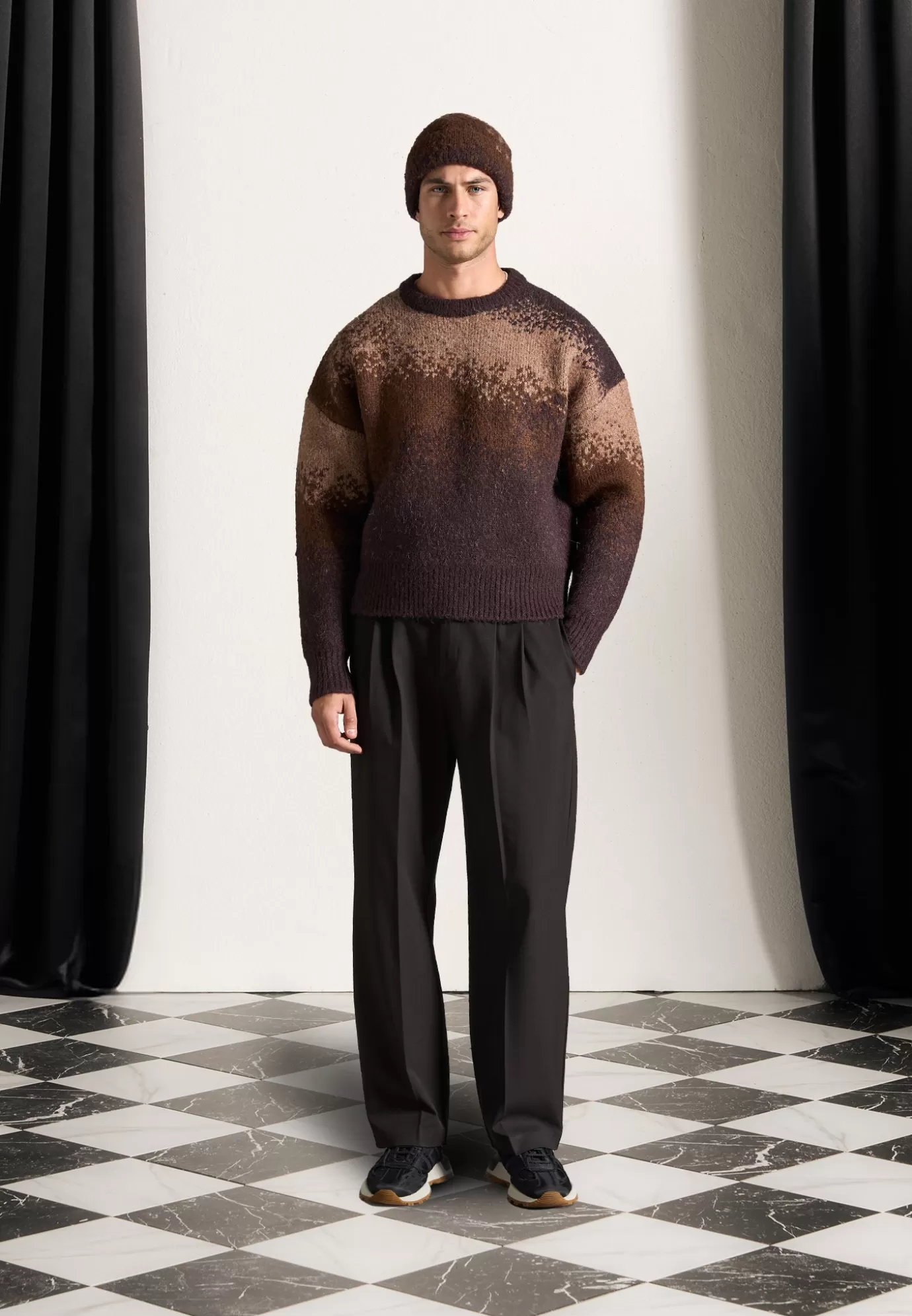 Store Ombré Knit Crewneck Sweater - Knitwear