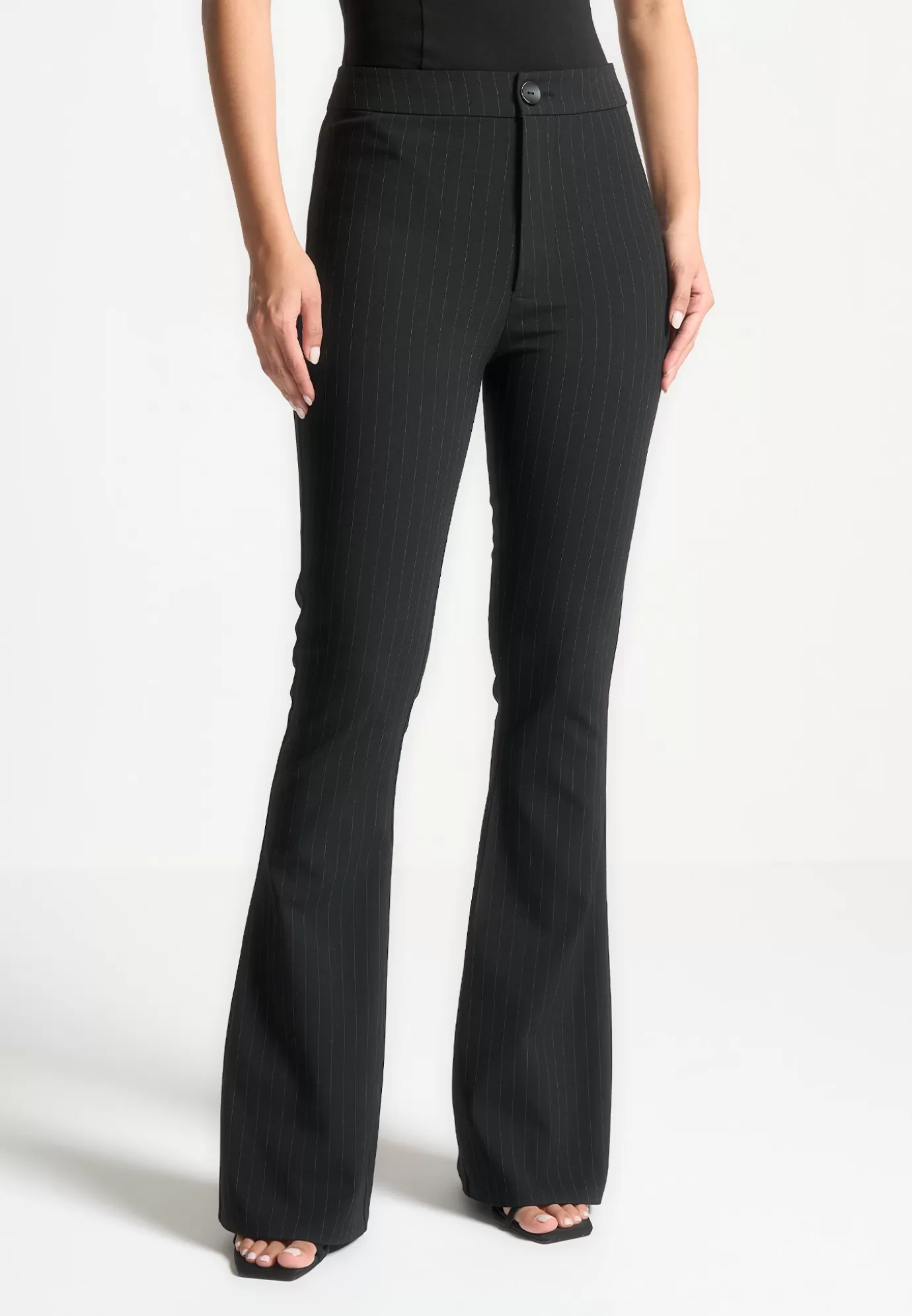 Shop Pinstripe Fit and Flare Leggings - Matching Sets