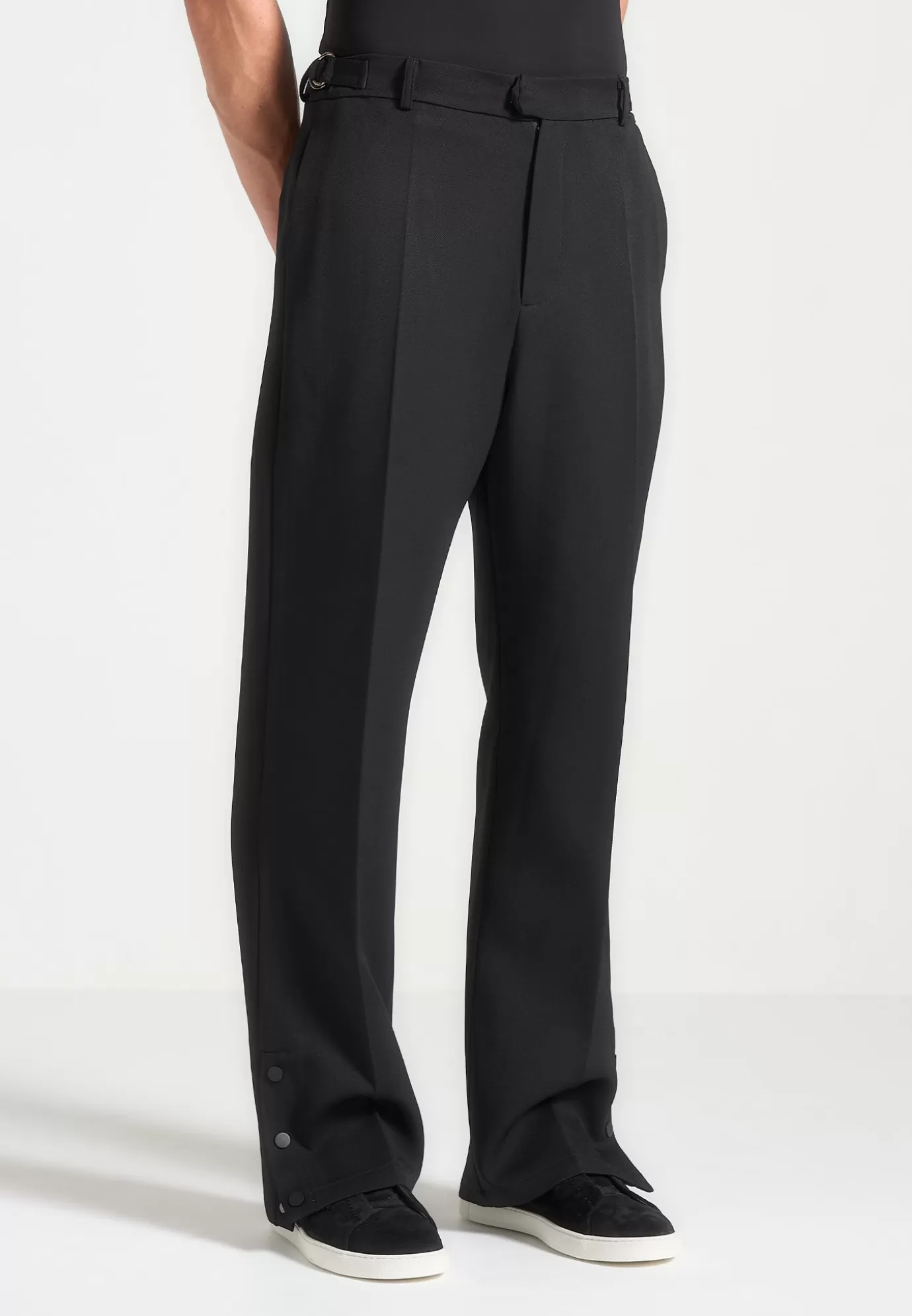 Fashion Relaxed Fit Tailored Button Cuff Trousers - Formal Co-ords