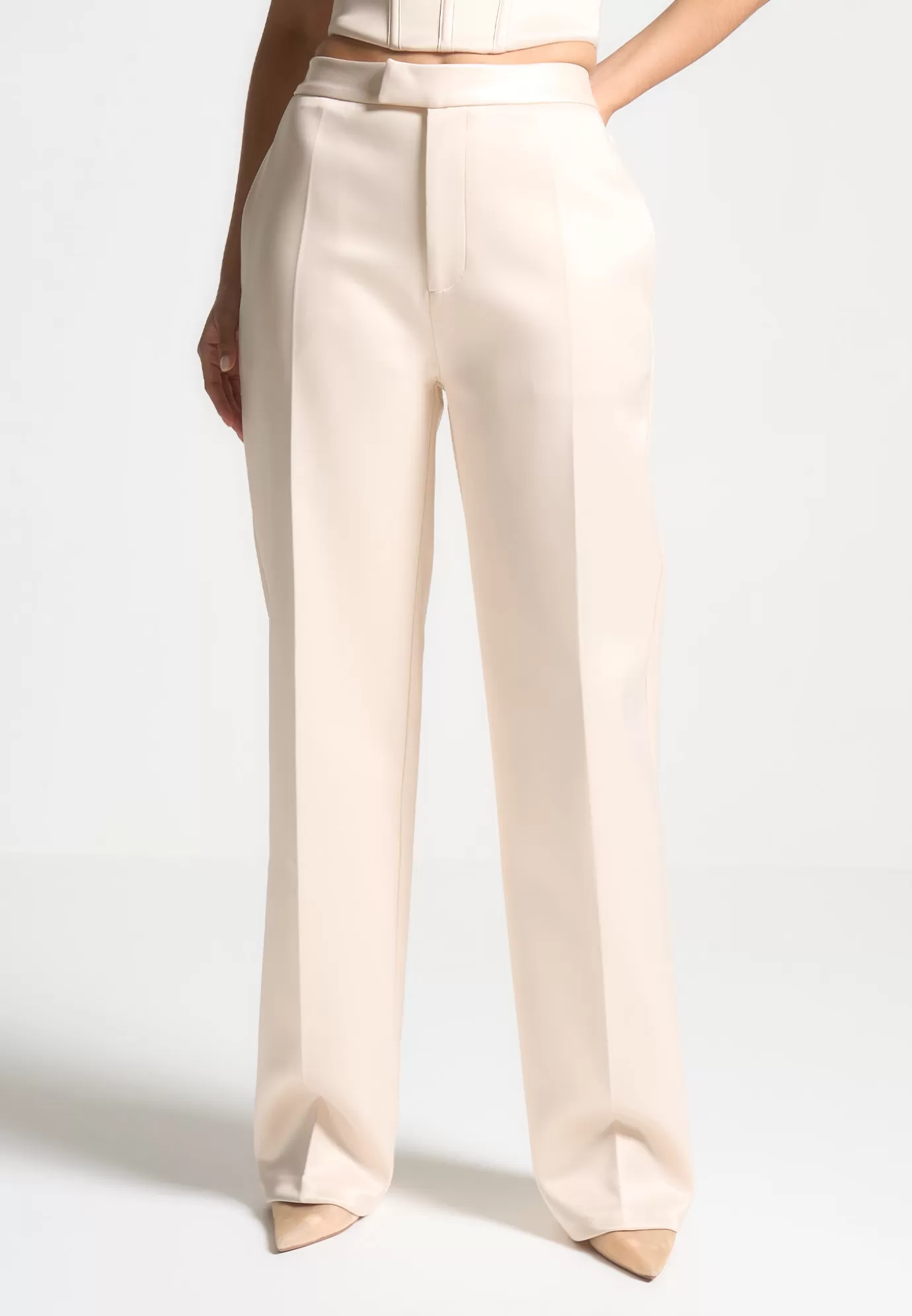 Clearance Satin Tailored Trousers - Matching Sets