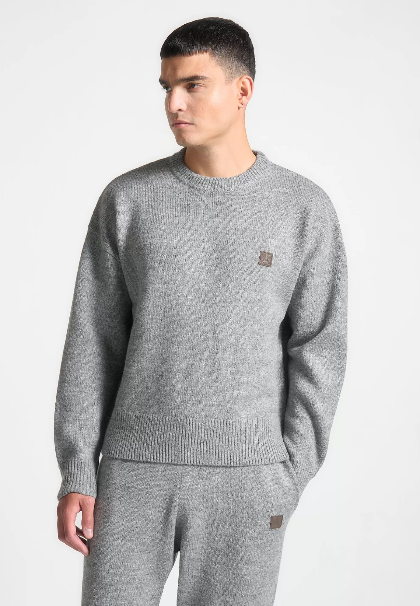 Outlet Signature Mohair-Blend Crewneck Jumper - Knitwear