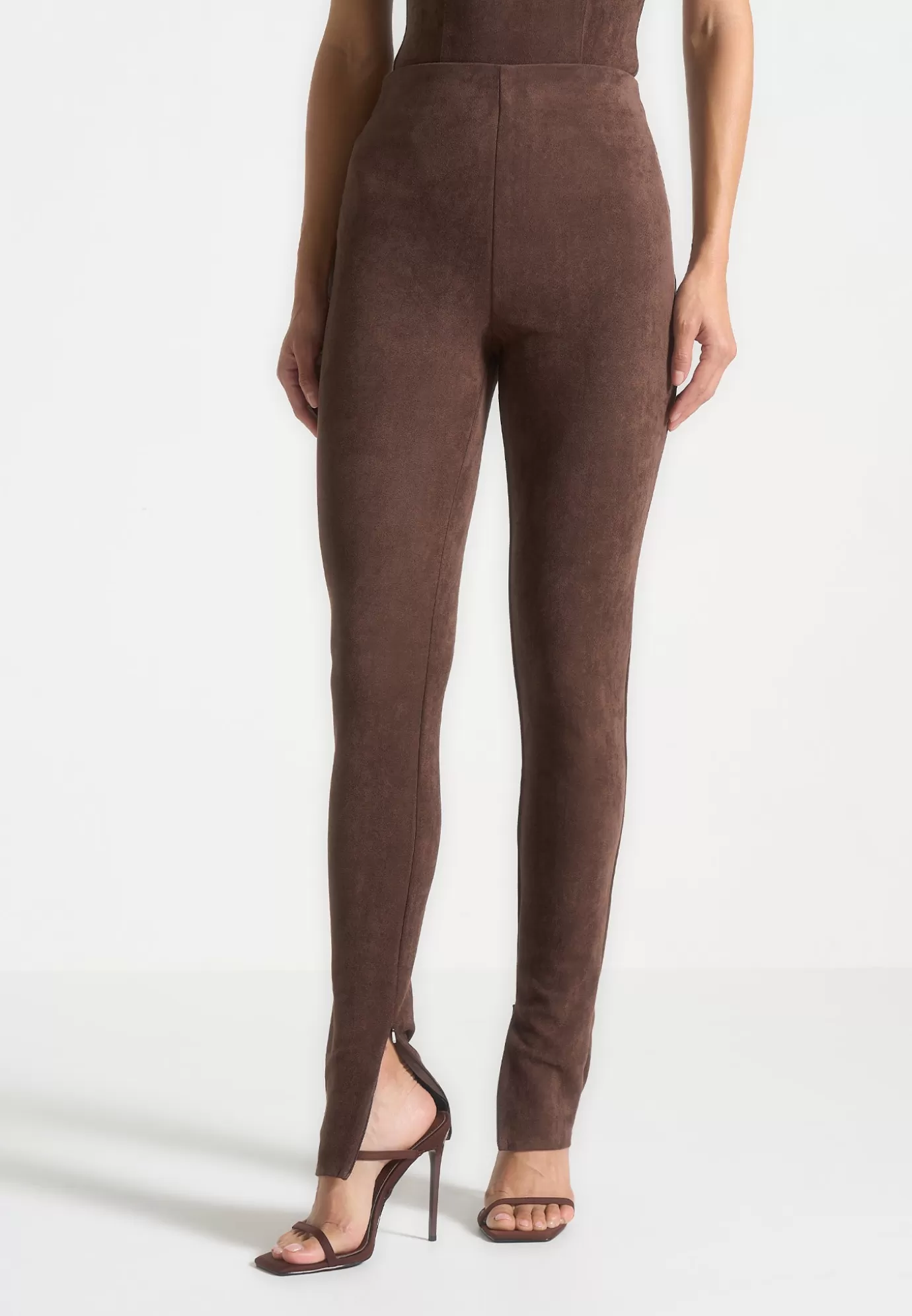 Online Suede Leggings - Leggings