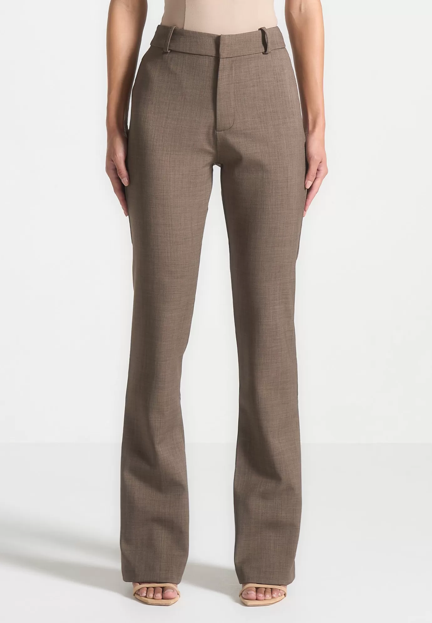 Cheap Tailored Mid Rise Trousers - Dark Suits