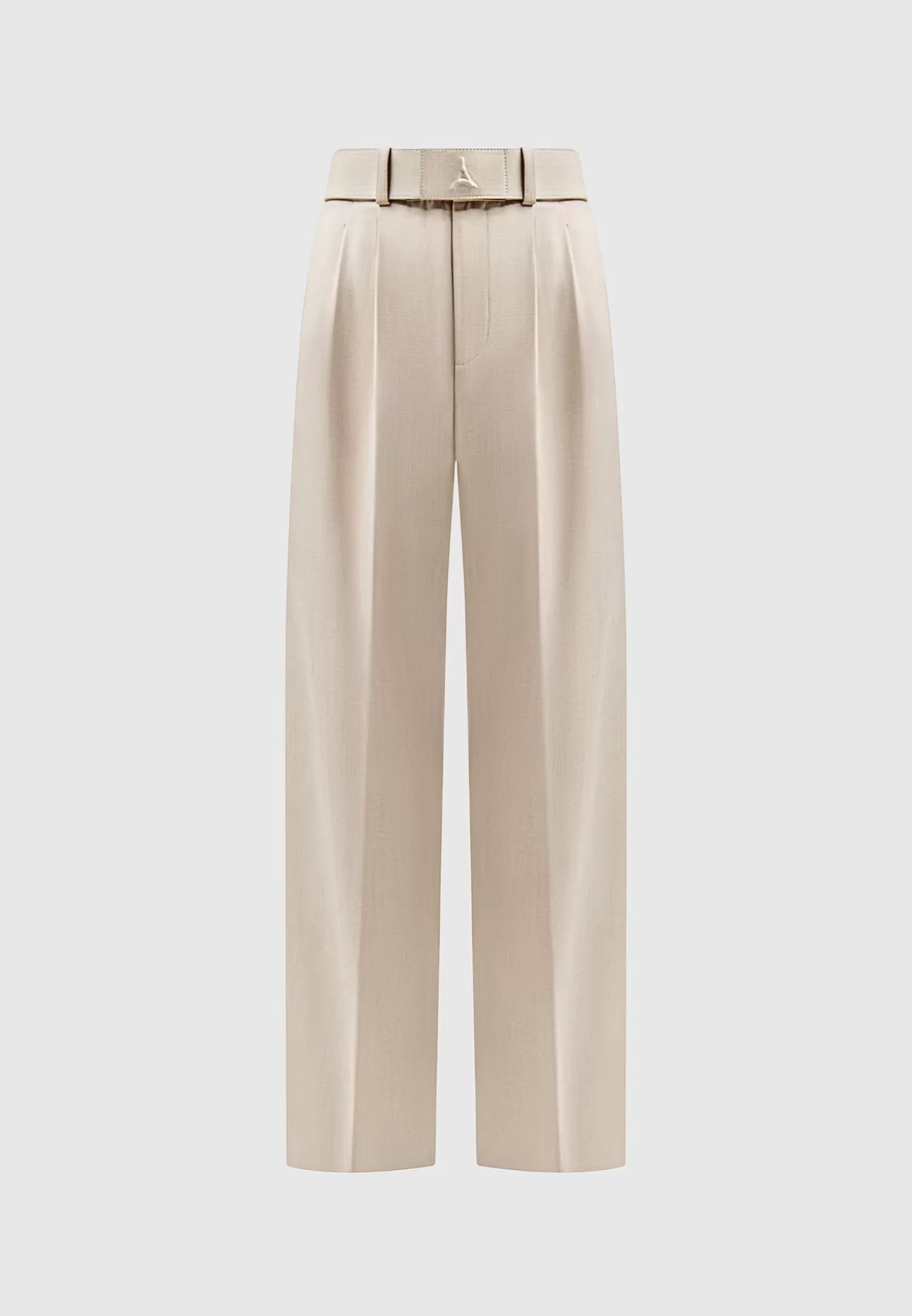 Sale Tailored Pleated Trousers with Eiffel Belt - Suits