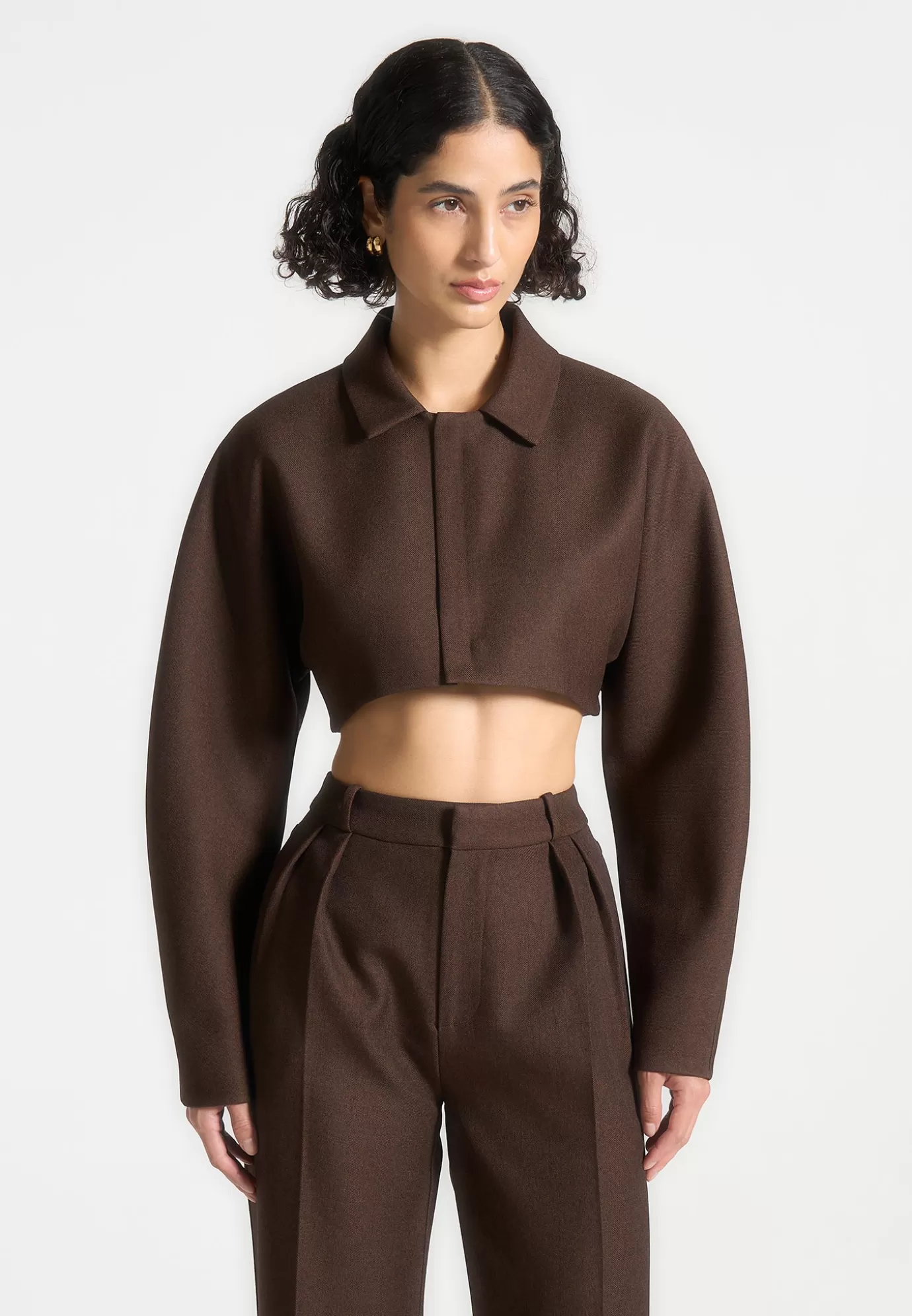 Discount Tailored Super Cropped Jacket - Jackets