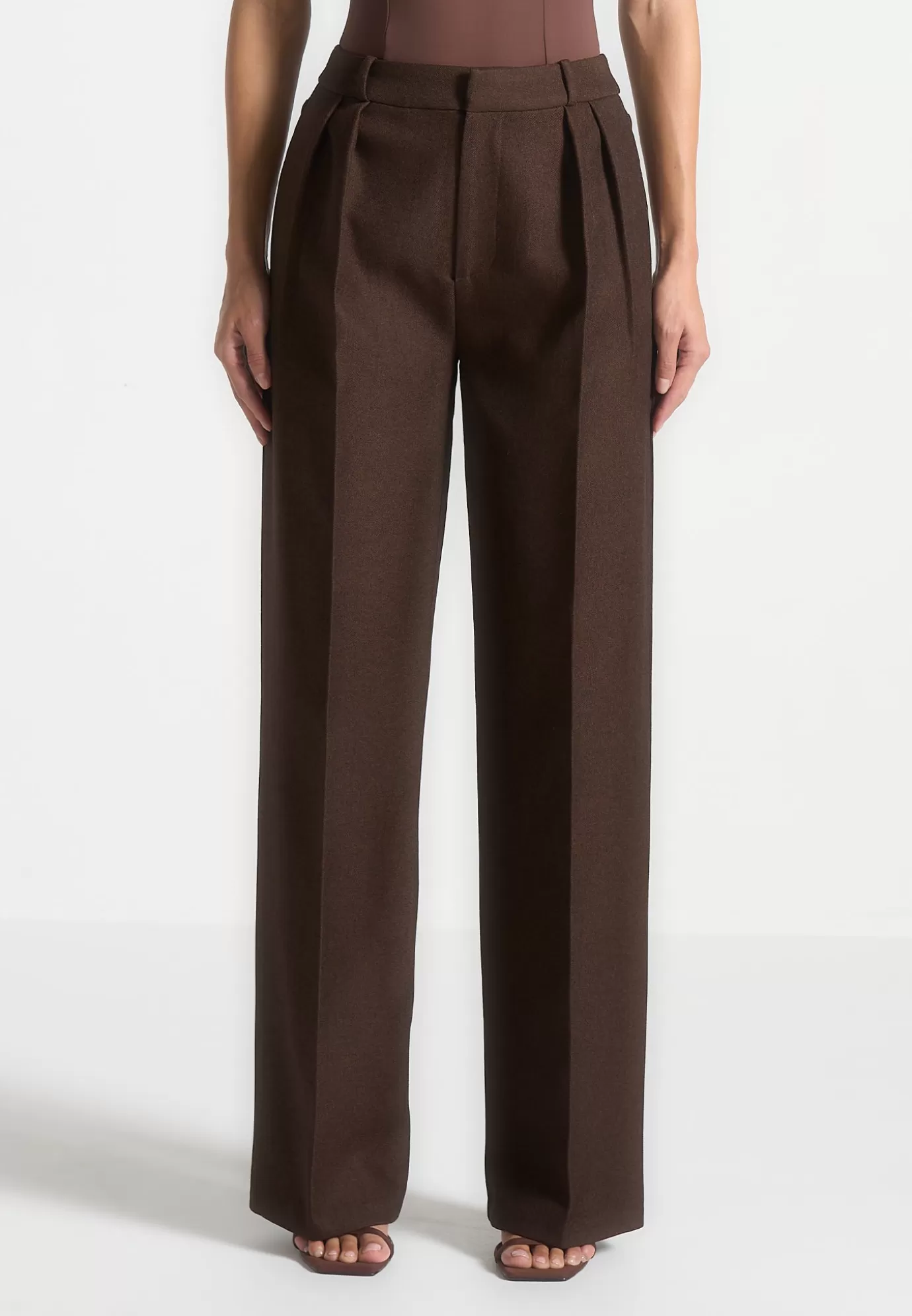 Cheap Tailored Twin Pleat Trousers - Suits