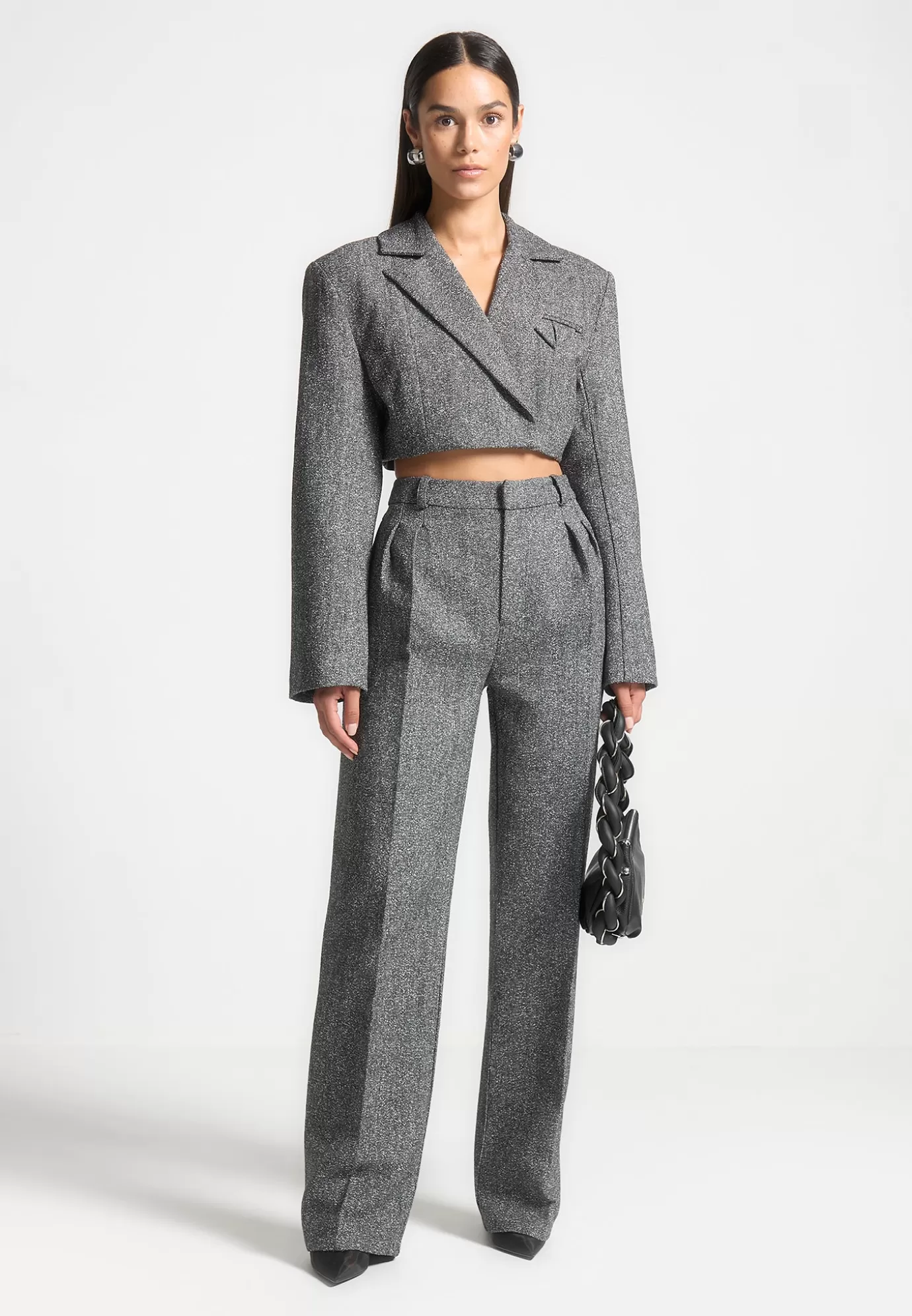 New Tailored Twin Pleat Wool Trousers - Suits