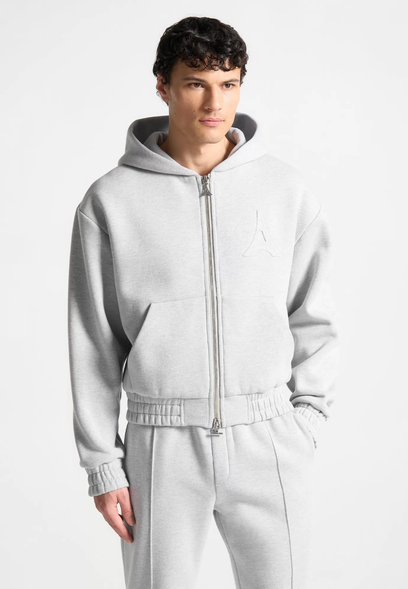 Discount Éternel Eiffel Embossed Zip Hoodie - Tracksuits