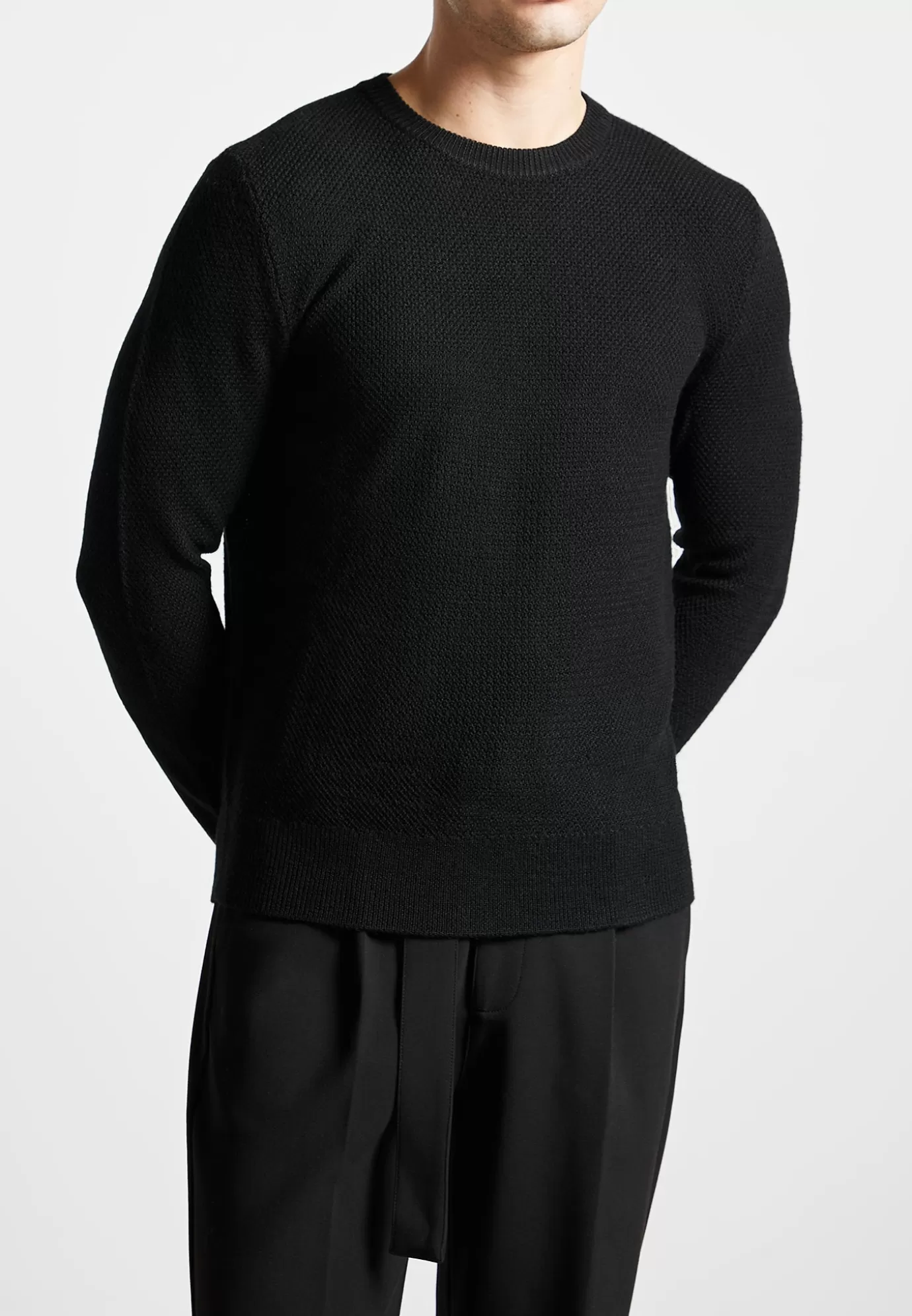 Best Sale Éternel Textured Wool Blend Jumper - Knitwear