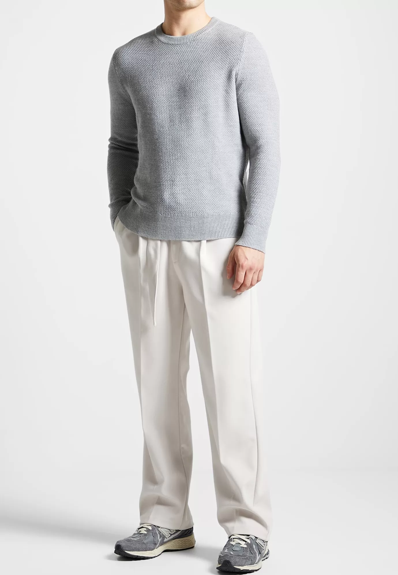 Online Éternel Textured Wool Blend Jumper - Knitwear