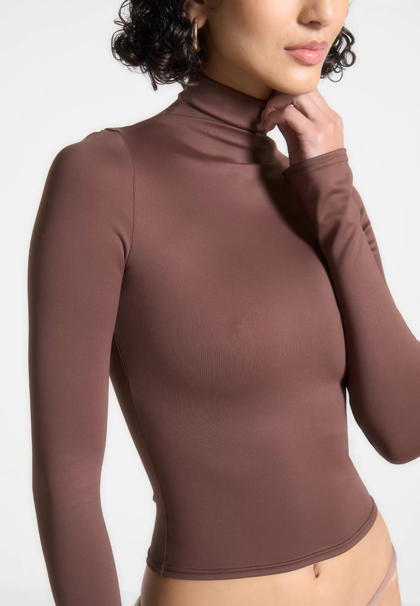 Store Éternelle Mock Neck Long Sleeve Top - Matching Sets