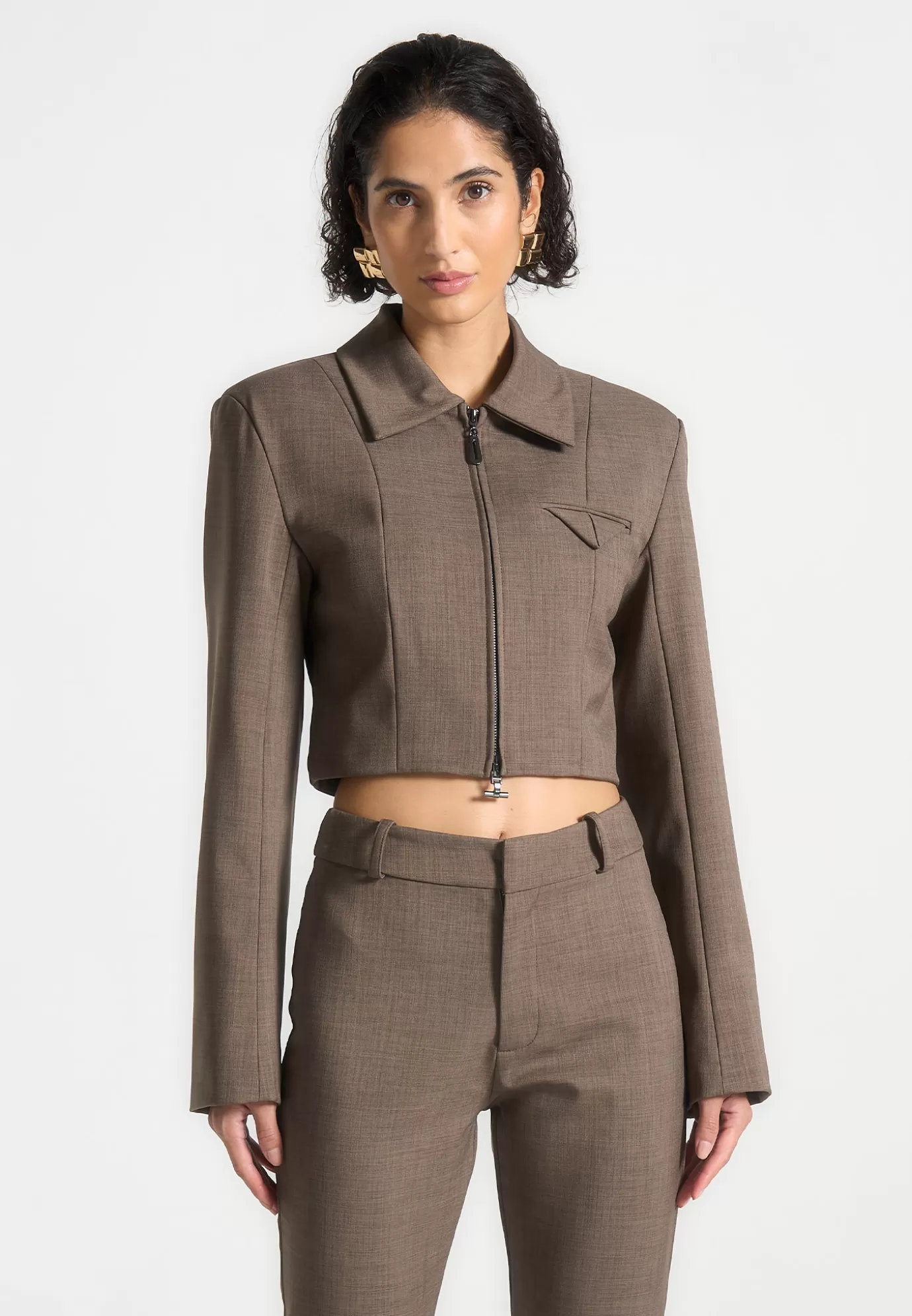 Store Wide Shoulder Tailored Jacket - Dark Suits