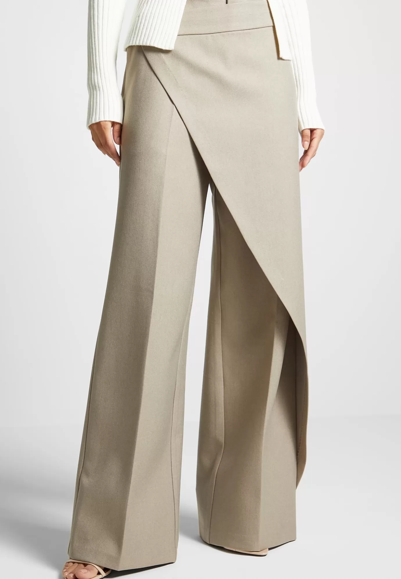 Sale Wrap Tailored Trousers - Formal Trousers