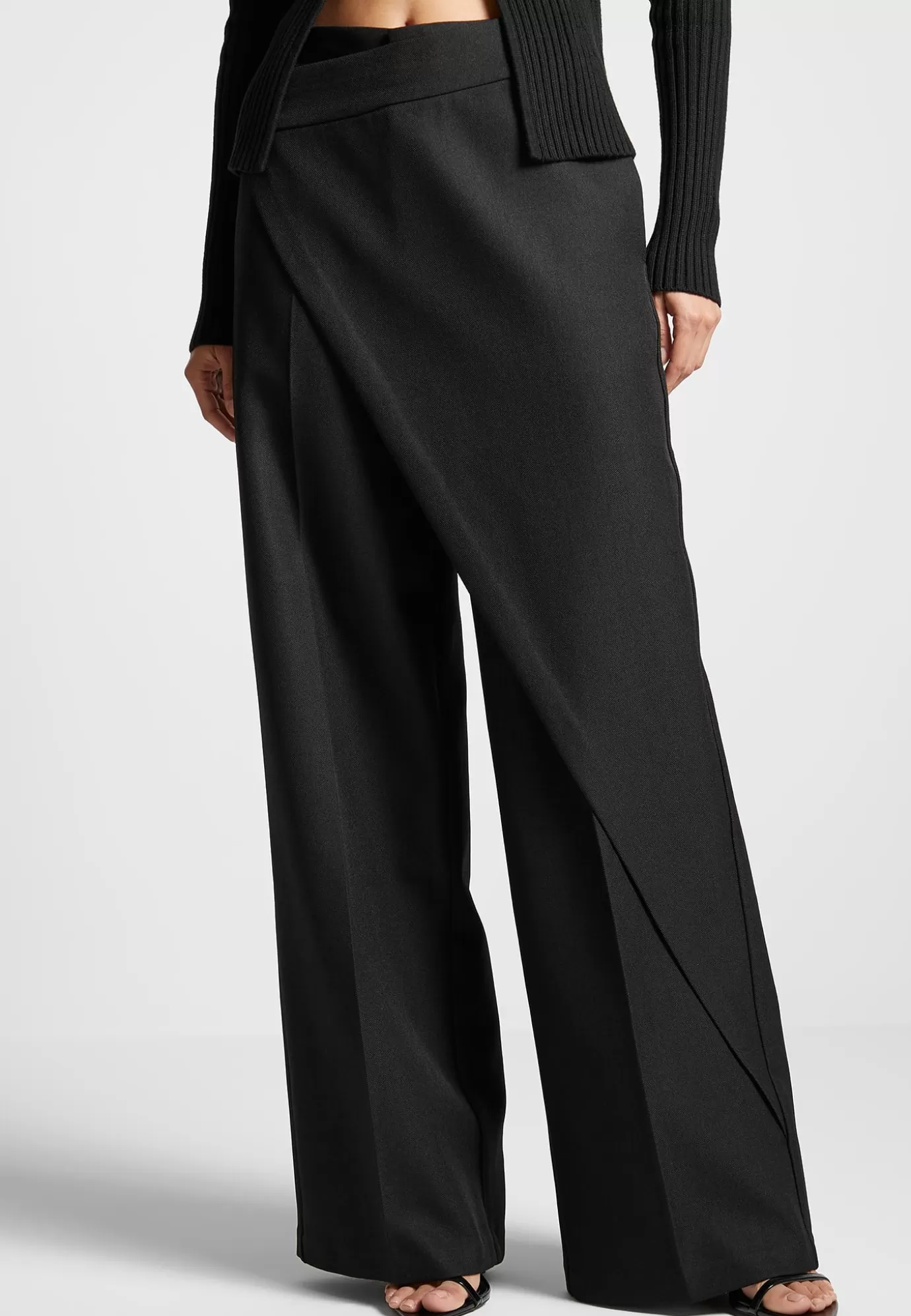 Flash Sale Wrap Tailored Trousers - Formal Trousers