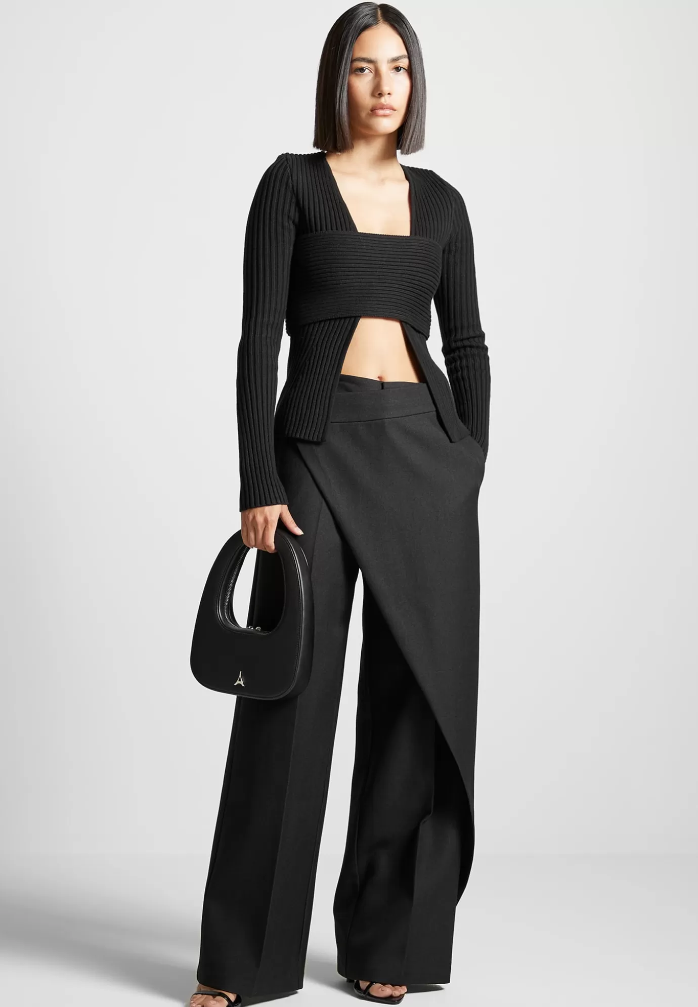 Flash Sale Wrap Tailored Trousers - Formal Trousers